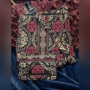 Vera Bradley Colorful Crossbody Bag & Matching Wallet